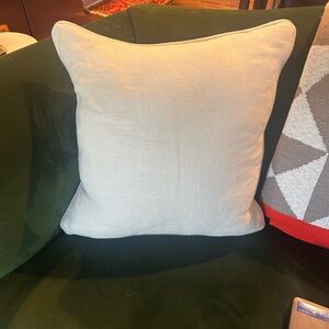 Mitchell Gold + Bob Williams Cream Square Accent Pillow